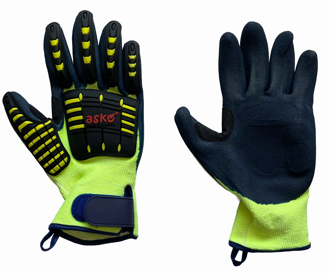 451057 Techn. Einsatzhandschuh REVIVAL blau_gelb.